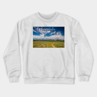 Grand Teton Mountain Range Crewneck Sweatshirt